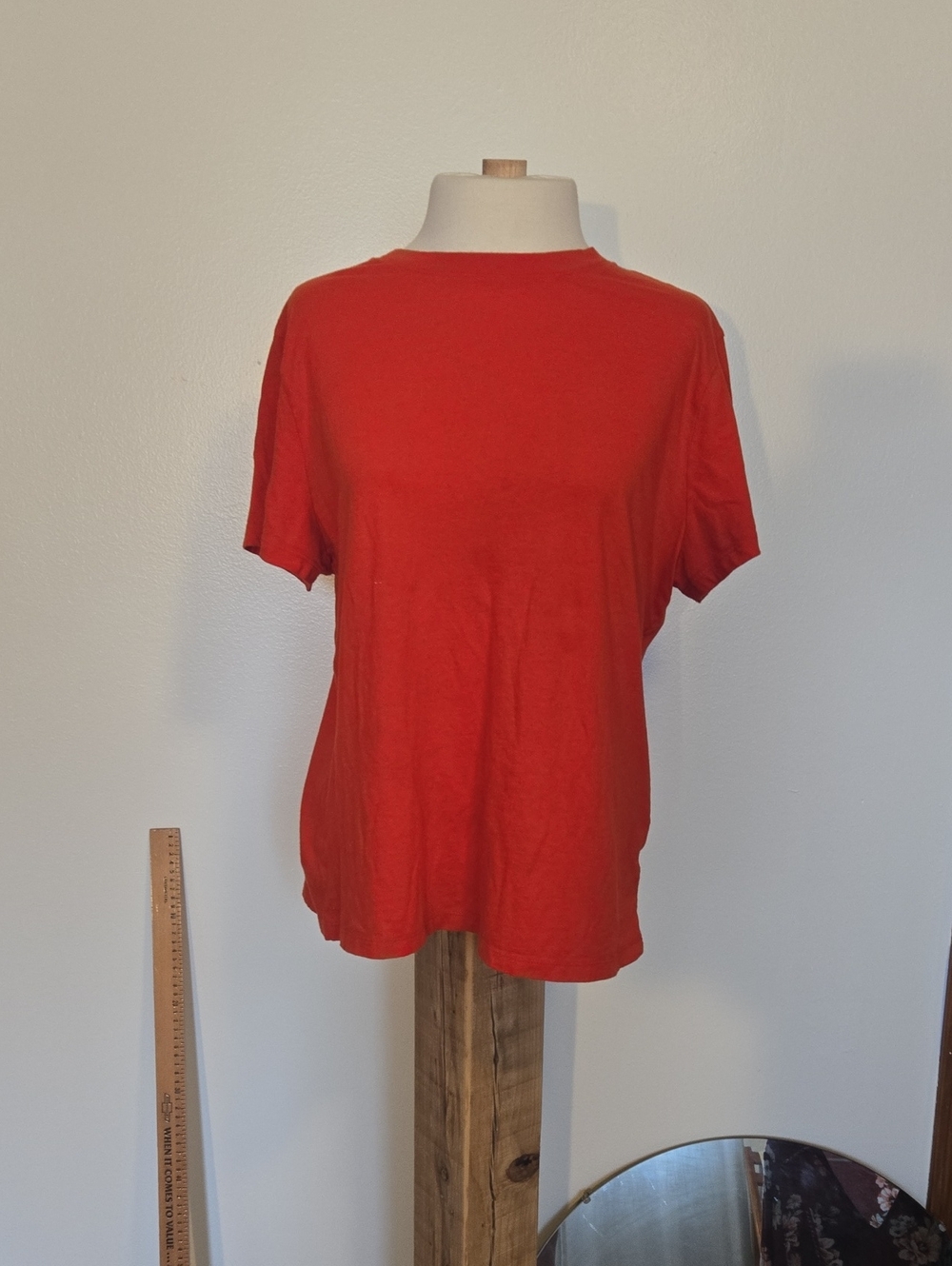 Classic Red Women's Crewneck Tee